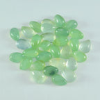 Prehnite 1PC Tiny 5x7 MM Pear Cabochon Green Superior semi Precious Semi Precious Gemstone