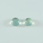 Prehnite 1PC Large 10x10 MM Round Cabochon Green Natural semi Precious Gems