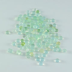 Prehnite 10PC Tiny 3x3 MM Round Cabochon Green Polished semi Precious Precious Gemstone