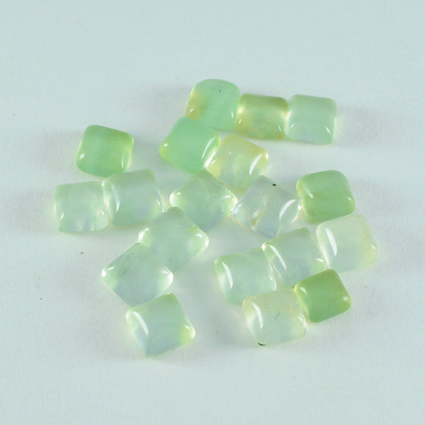 Prehnite 1PC Large 11x11 MM Square Cabochon Green Fine semi Precious Gems