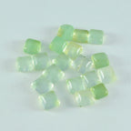 Prehnite 1PC Medium 9x9 MM Square Cabochon Green Lustrous semi Precious Semi Precious Gemstone