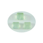 Prehnite 10PC Tiny 5x5 MM Square Cabochon Green Sparkling semi Precious Gems