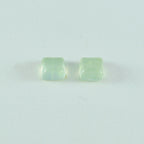 Prehnite 1PC Large 10x10 MM Square Cabochon Green Shine semi Precious Precious Gemstone