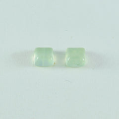 Prehnite 1PC Large 10x10 MM Square Cabochon Green Shine semi Precious Precious Gemstone