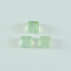 Prehnite 1PC Tiny 6x6 MM Square Cabochon Green Polished semi Precious Loose Gems