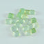 Prehnite 10PC Tiny 5x5 MM Square Cabochon Green Sparkling semi Precious Gems