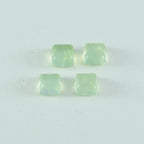Prehnite 1PC Small 7x7 MM Square Cabochon Green Splendid semi Precious Loose Gemstone