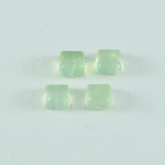 Prehnite 1PC Small 7x7 MM Square Cabochon Green Splendid semi Precious Loose Gemstone