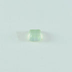 Prehnite 1PC Small 8x8 MM Square Cabochon Green Luster semi Precious Loose Gemstones