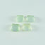 Prehnite 1PC Medium 9x9 MM Square Cabochon Green Lustrous semi Precious Semi Precious Gemstone