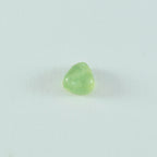Prehnite 1PC Large 11x11 MM Triangle Cabochon Green Polished semi Precious Loose Gemstones