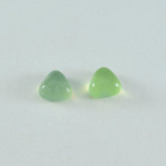 Prehnite 1PC Tiny 6x6 MM Triangle Cabochon Green Superior semi Precious Semi Precious Gemstone