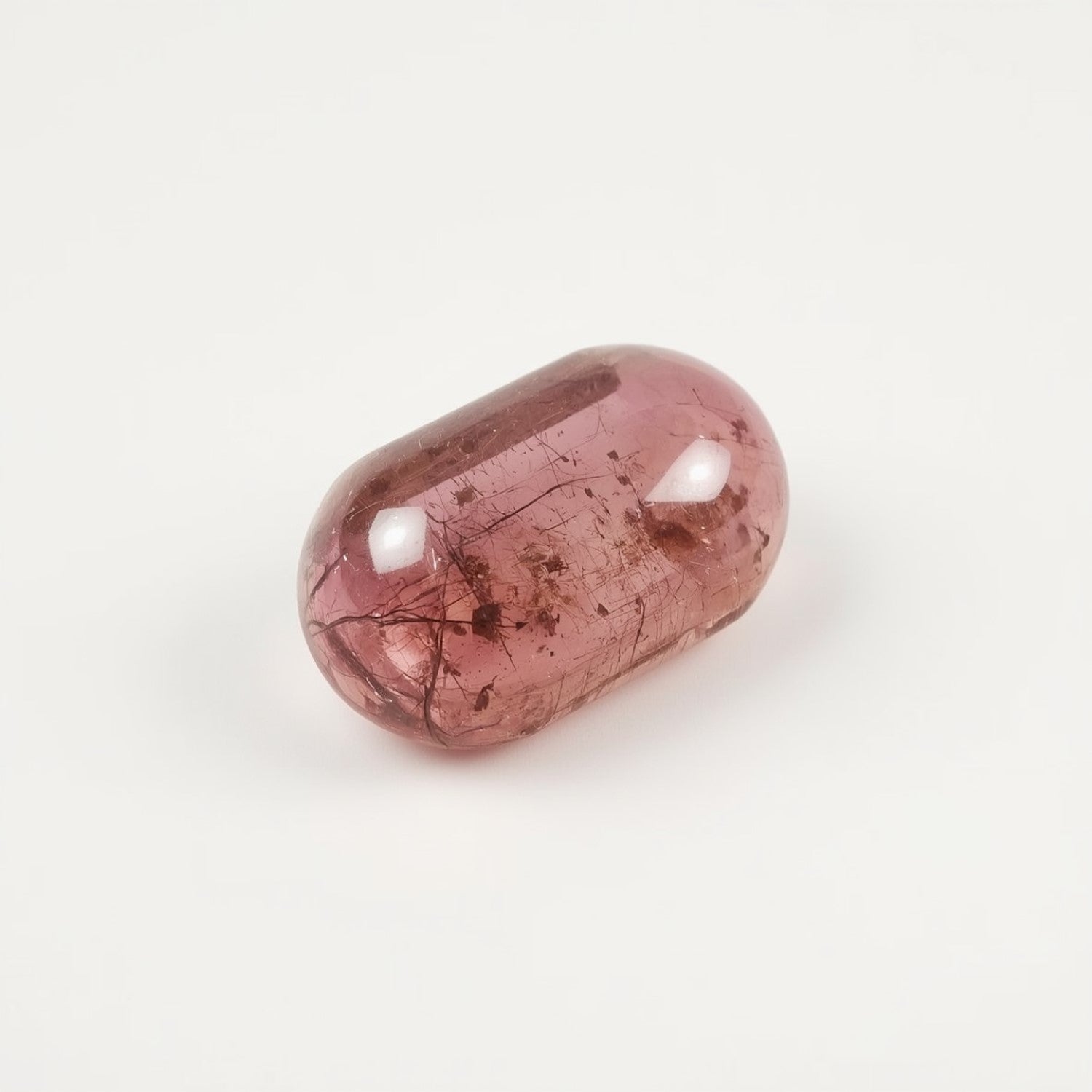 Pink Tourmaline 1PC Small 5x10 MM Baguette Cabochon Pink Pure semi Precious Loose Gemstones Hoofdafbeelding