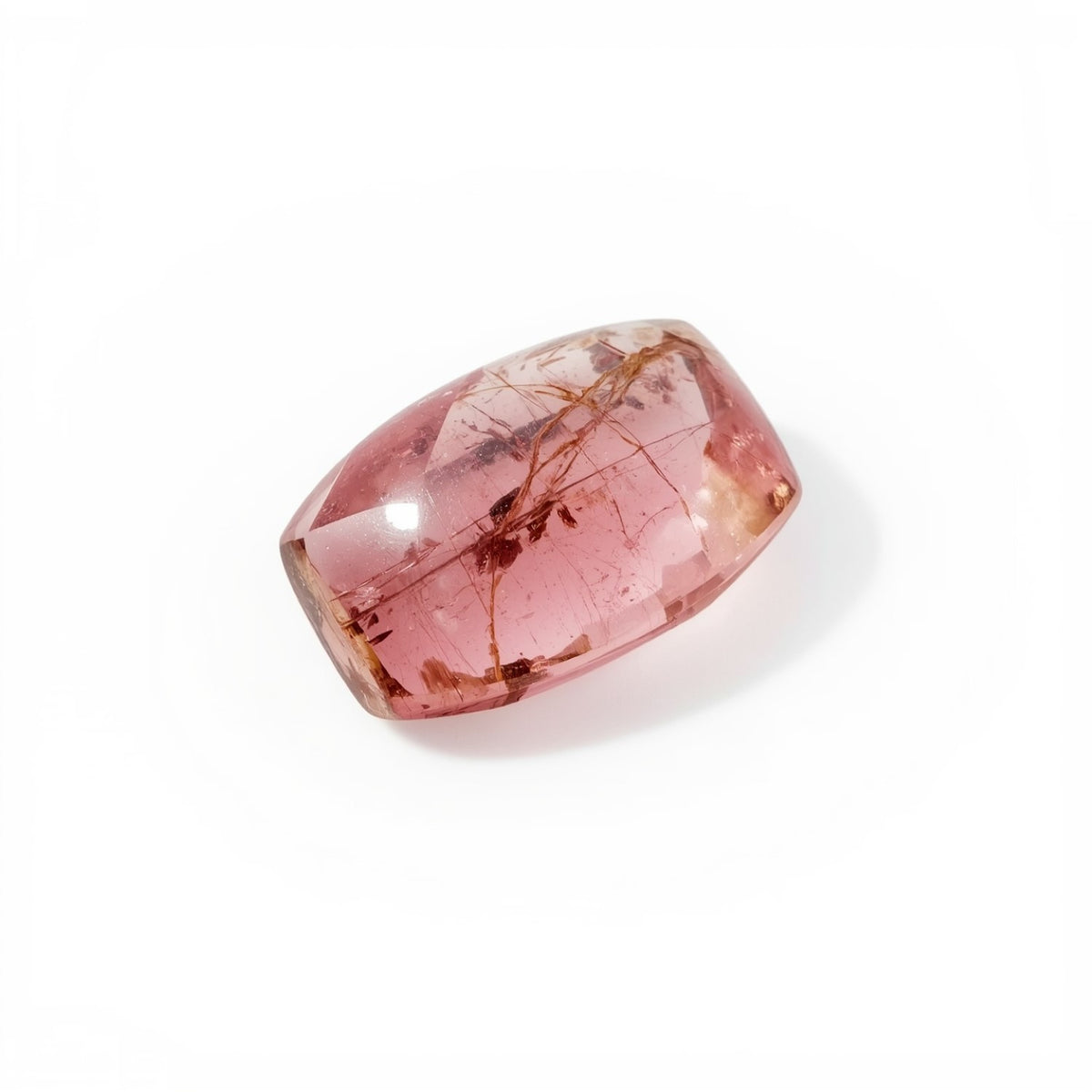 Pink Tourmaline 1PC Small 6x12 MM Baguette Cabochon Pink Fiery semi Precious Semi Precious Gemstone