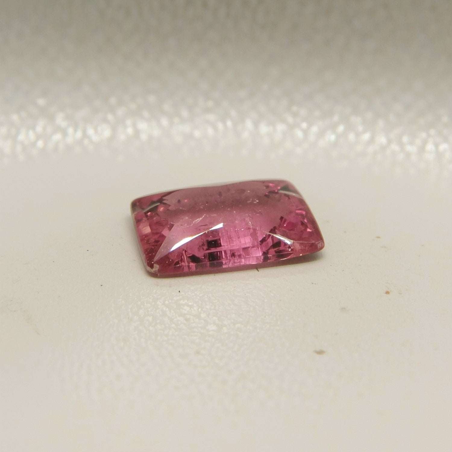 Pink Tourmaline 1PC Medium 7x14 MM Baguette Cabochon Pink Brilliant semi Precious Precious Gemstone