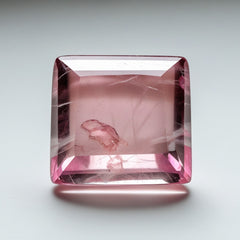 Pink Tourmaline 1PC Large 10x10 MM Cushion Cabochon Pink Shine semi Precious Loose Gemstones