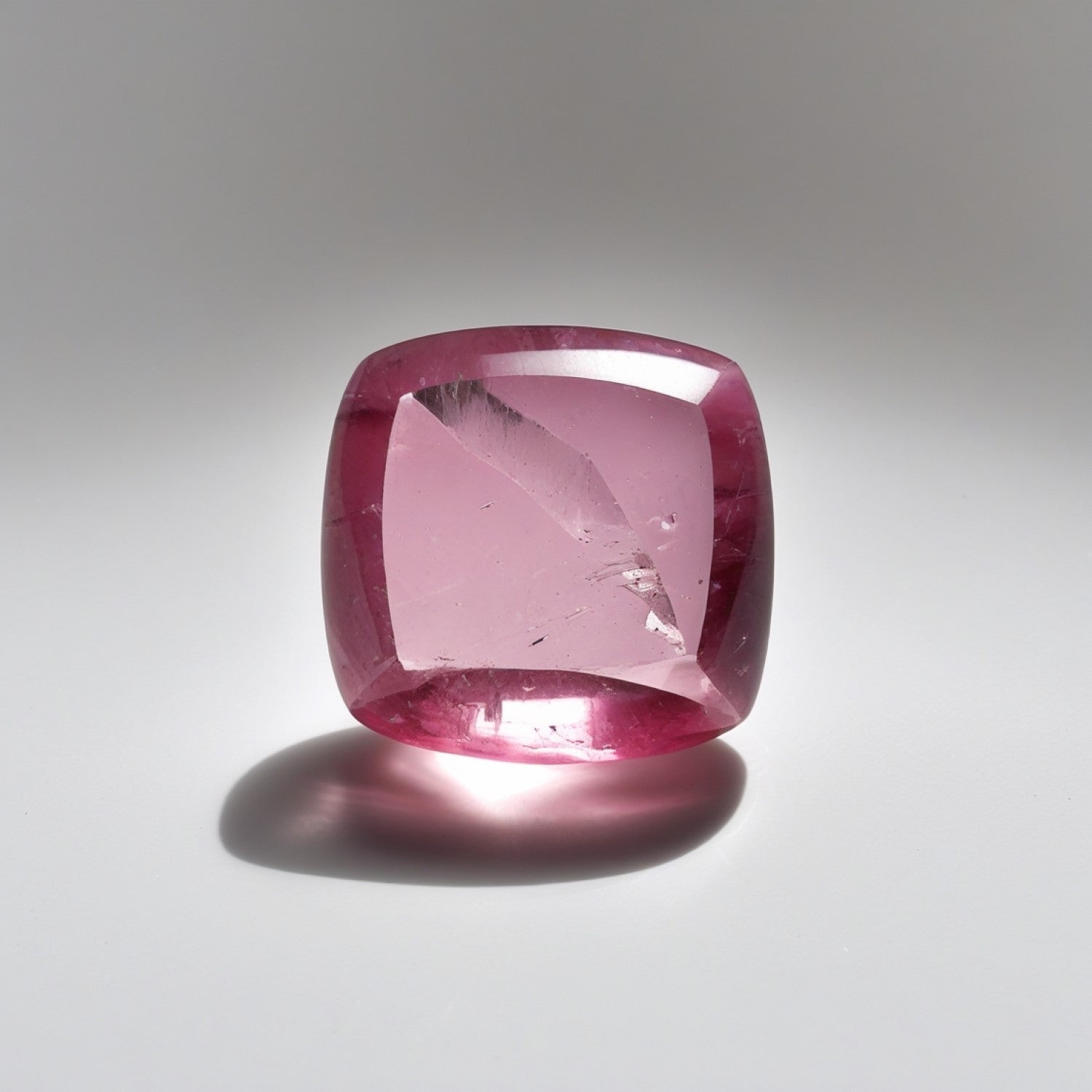 Pink Tourmaline 10PC Tiny 3x3 MM Cushion Cabochon Pink Fiery semi Precious Loose Gemstone Hoofdafbeelding