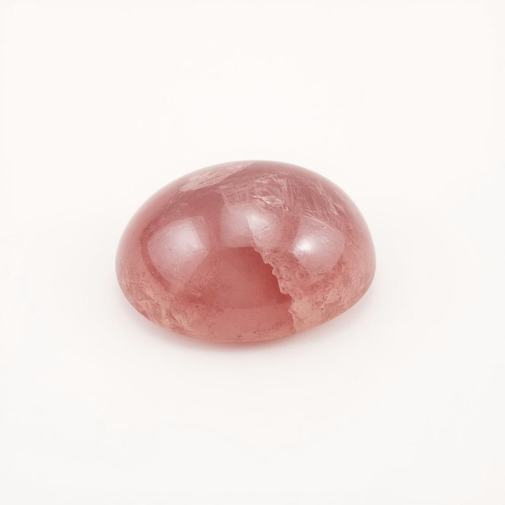 Pink Tourmaline 1PC Tiny 5x7 MM Emerald Cabochon Pink Luster semi Precious Loose Gemstones