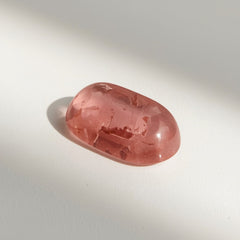 Pink Tourmaline 1PC Small 6x9 MM Emerald Cabochon Pink Shine semi Precious Precious Gemstone