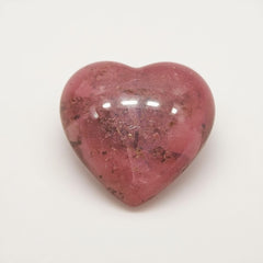 Pink Tourmaline 1PC Large 10x10 MM Heart Cabochon Pink Sparkling semi Precious Semi Precious Gemstone