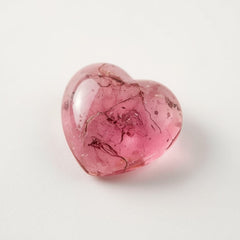 Pink Tourmaline 1PC Large 11x11 MM Heart Cabochon Pink Polished semi Precious Precious Gemstone