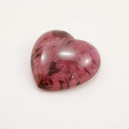 Pink Tourmaline 10PC Tiny 4x4 MM Heart Cabochon Pink Natural semi Precious Semi Precious Gemstone