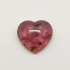 Pink Tourmaline 1PC Tiny 6x6 MM Heart Cabochon Pink Superior semi Precious Gems