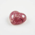 Pink Tourmaline 1PC Small 8x8 MM Heart Cabochon Pink Fiery semi Precious Loose Gemstone