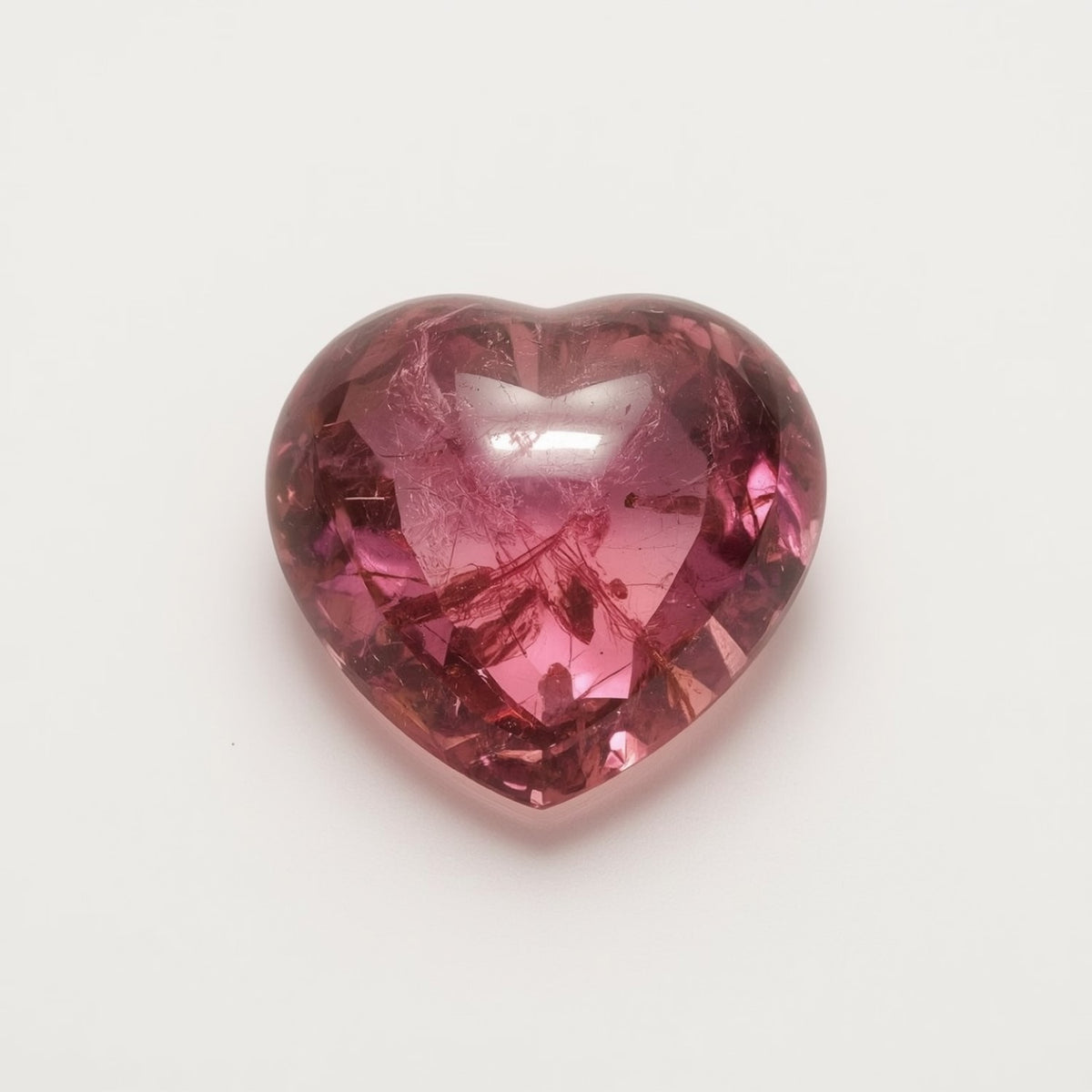 Pink Tourmaline 1PC Medium 9x9 MM Heart Cabochon Pink Brilliant semi Precious Loose Gemstones