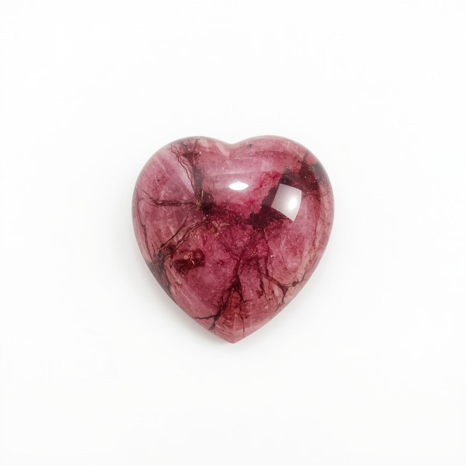 Pink Tourmaline 1PC Medium 9x9 MM Heart Cabochon Pink Brilliant semi Precious Loose Gemstones Второстепенное изображение товара