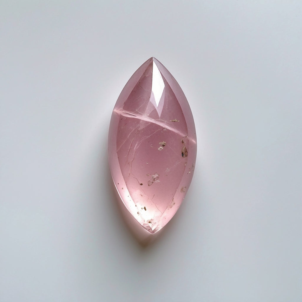 Pink Tourmaline 1PC Medium 7x14 MM Marquise  Cabochon Pink Luster semi Precious Precious Gemstone