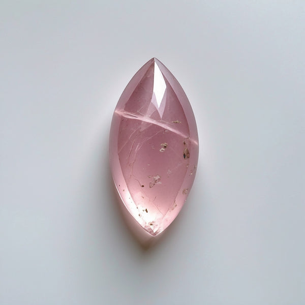 Pink Tourmaline 1PC Medium 7x14 MM Marquise  Cabochon Pink Luster semi Precious Precious Gemstone