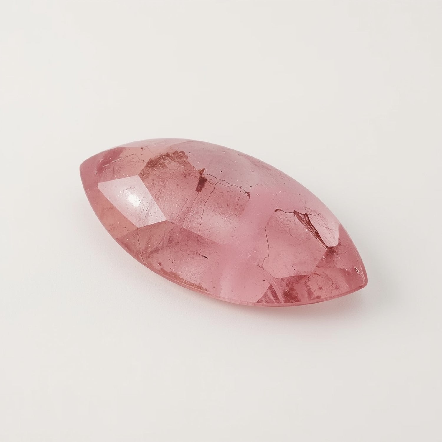 Pink Tourmaline 1PC Large 8x16 MM Marquise  Cabochon Pink Lustrous semi Precious Gems