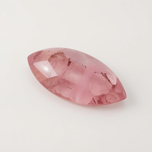 Pink Tourmaline 1PC Large 8x16 MM Marquise  Cabochon Pink Lustrous semi Precious Gems