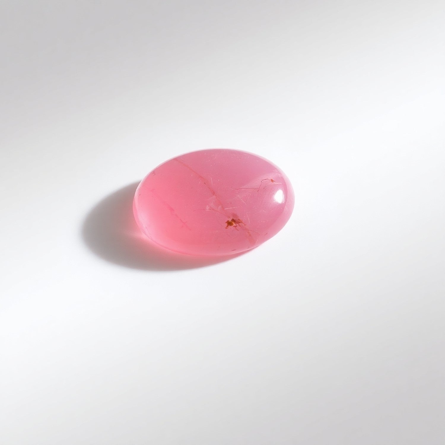 Pink Tourmaline 1PC Tiny 5x7 MM Oval Cabochon Pink Natural semi Precious Gems Image principale du produit