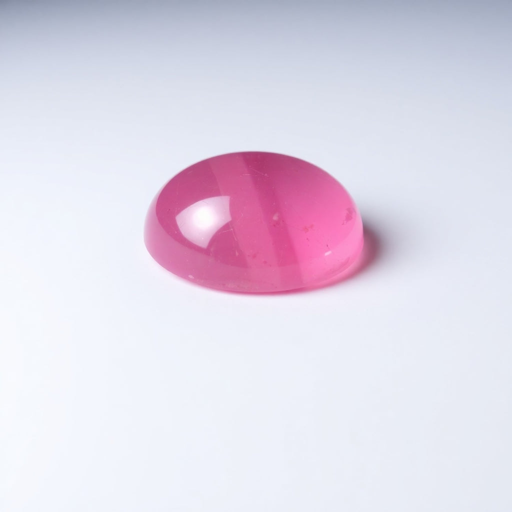 Pink Tourmaline 1PC Small 6x9 MM Oval Cabochon Pink Superior semi Precious Loose Gemstone