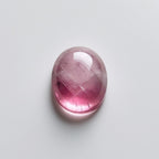 Pink Tourmaline 1PC Medium 7x10 MM Oval Cabochon Pink Fiery semi Precious Semi Precious Gemstone