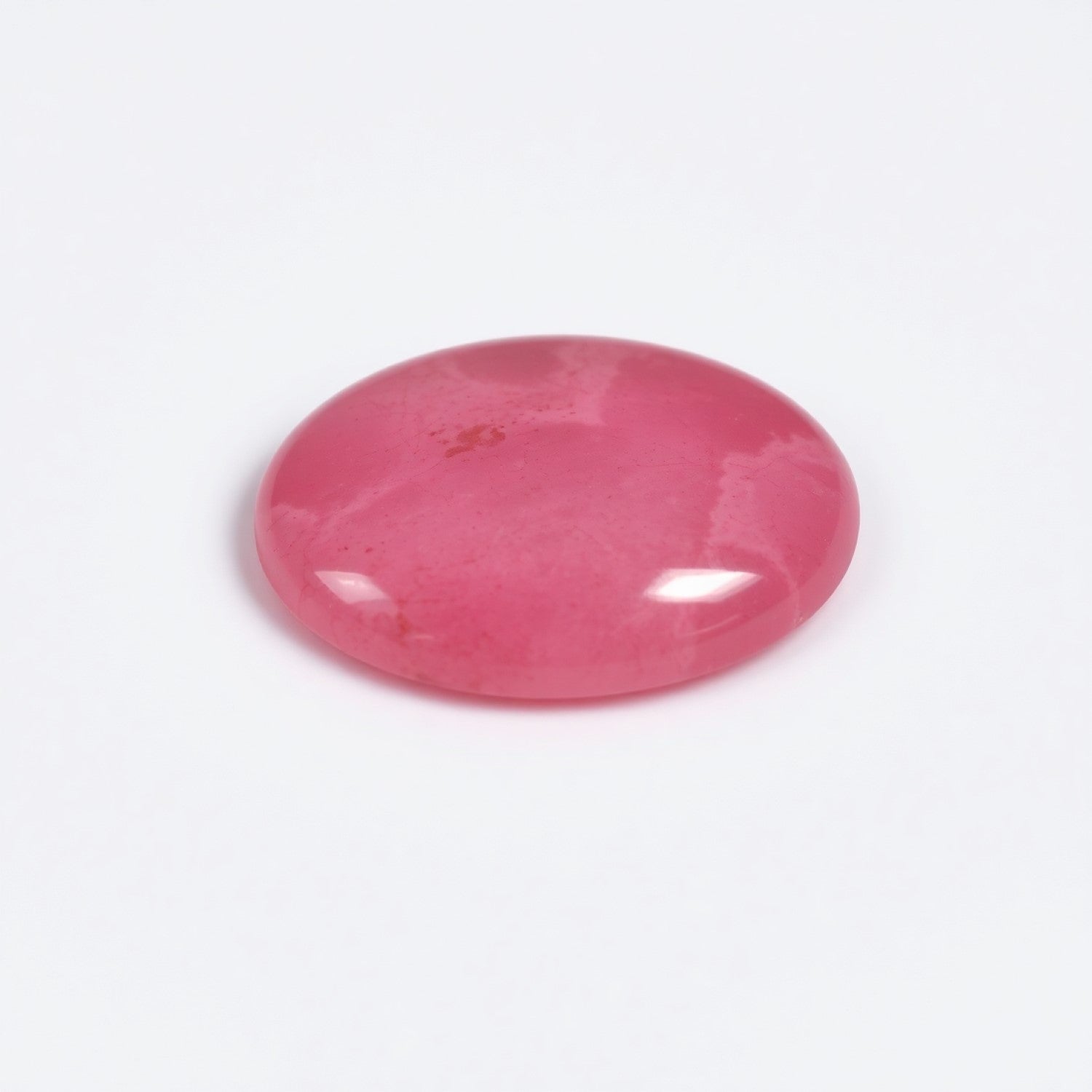 Pink Tourmaline 1PC Small 7x9 MM Oval Cabochon Pink Pure semi Precious Loose Gemstones Secundaire afbeelding