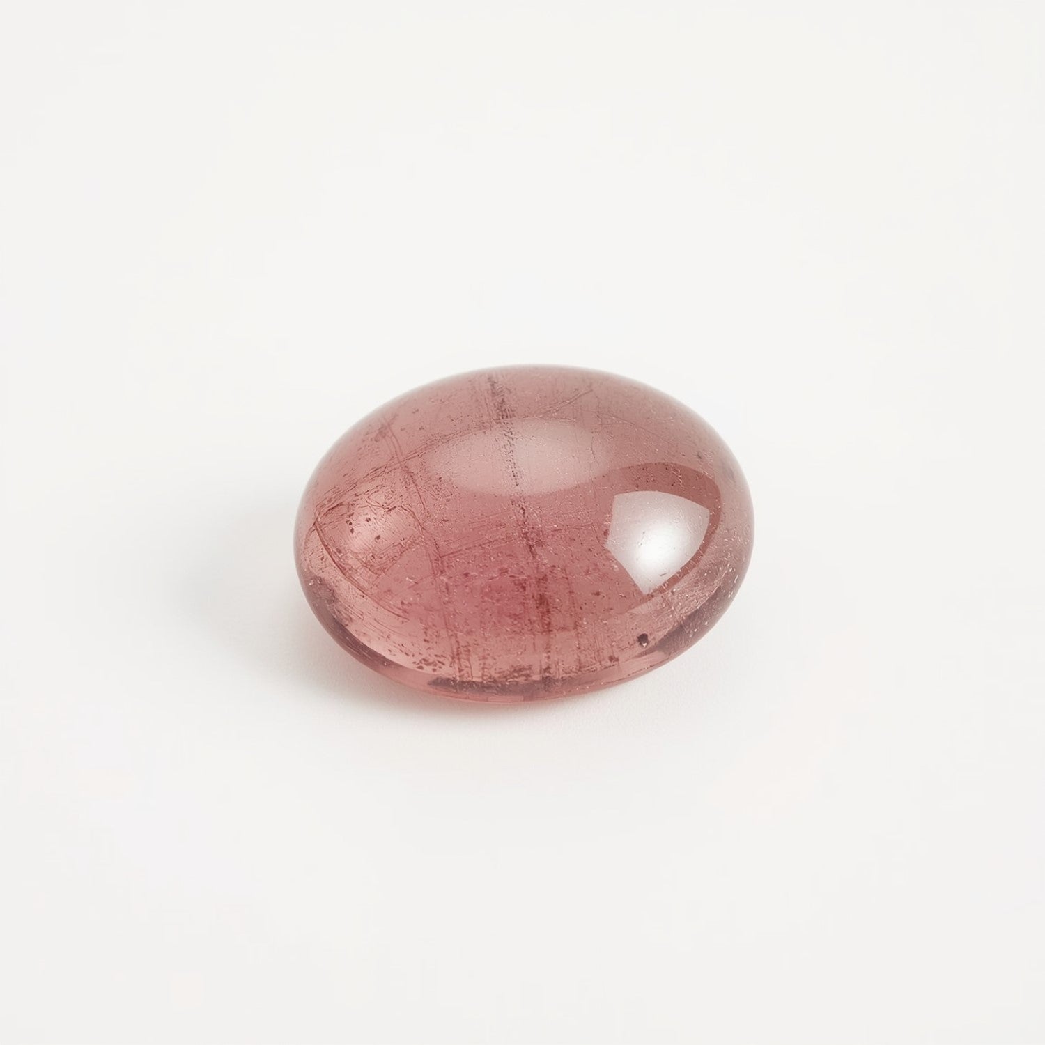 Pink Tourmaline 1PC Medium 8x10 MM Oval Cabochon Pink Brilliant semi Precious Precious Gemstone Image principale du produit