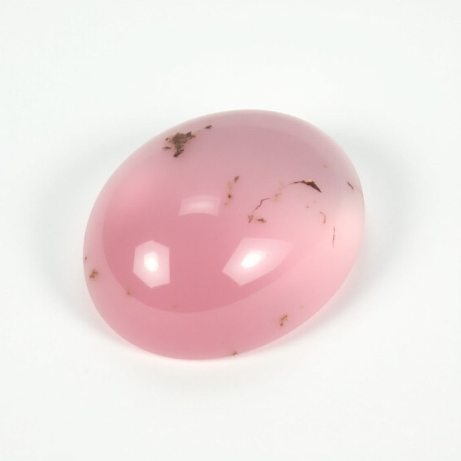 Pink Tourmaline 1PC Medium 8x10 MM Oval Cabochon Pink Brilliant semi Precious Precious Gemstone Image secondaire du produit