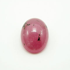 Pink Tourmaline 1PC Large 8x12 MM Oval Cabochon Pink Polished semi Precious Loose Gems