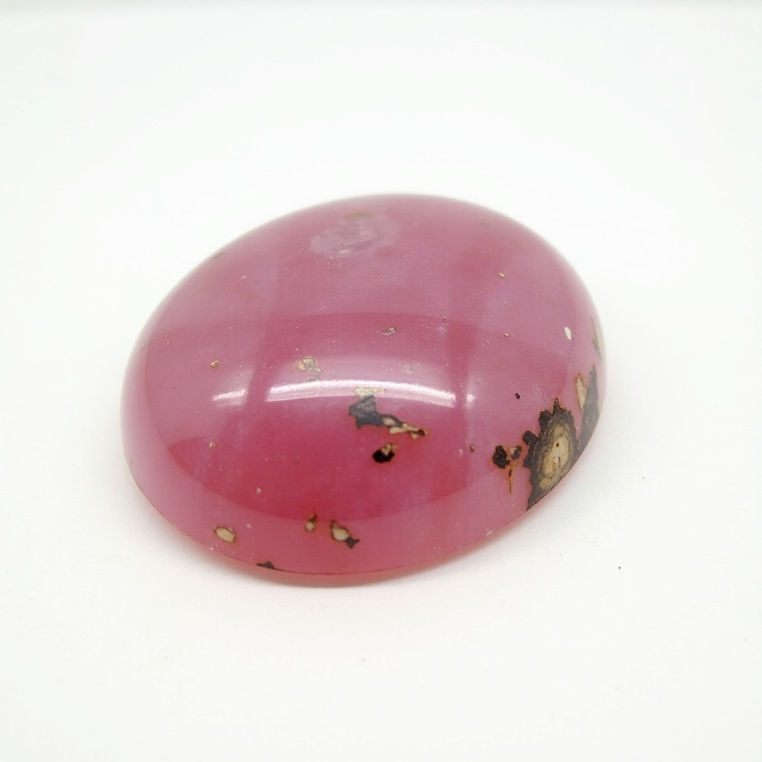 Pink Tourmaline 1PC Large 9x11 MM Oval Cabochon Pink Sparkling semi Precious Gems Main image