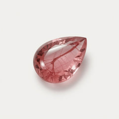 Pink Tourmaline 1PC Large 10x12 MM Pear Cabochon Pink High-Quality semi Precious Loose Gems