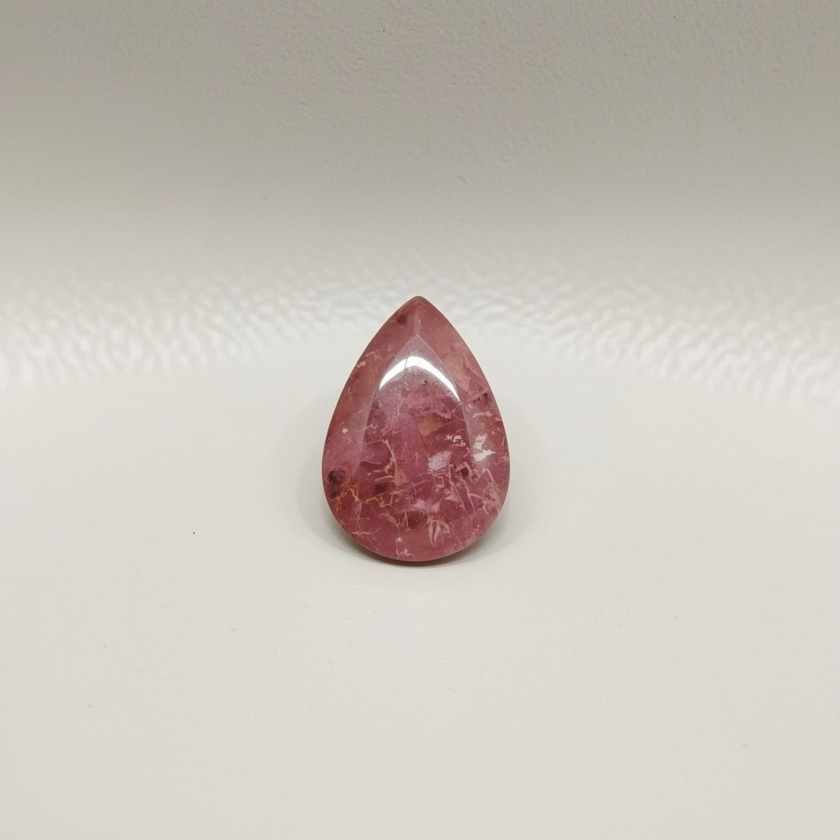 Pink Tourmaline 1PC Tiny 5x7 MM Pear Cabochon Pink Brilliant semi Precious Precious Gemstone