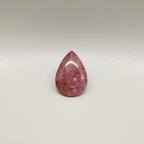 Pink Tourmaline 1PC Small 7x9 MM Pear Cabochon Pink Splendid semi Precious Loose Gemstone