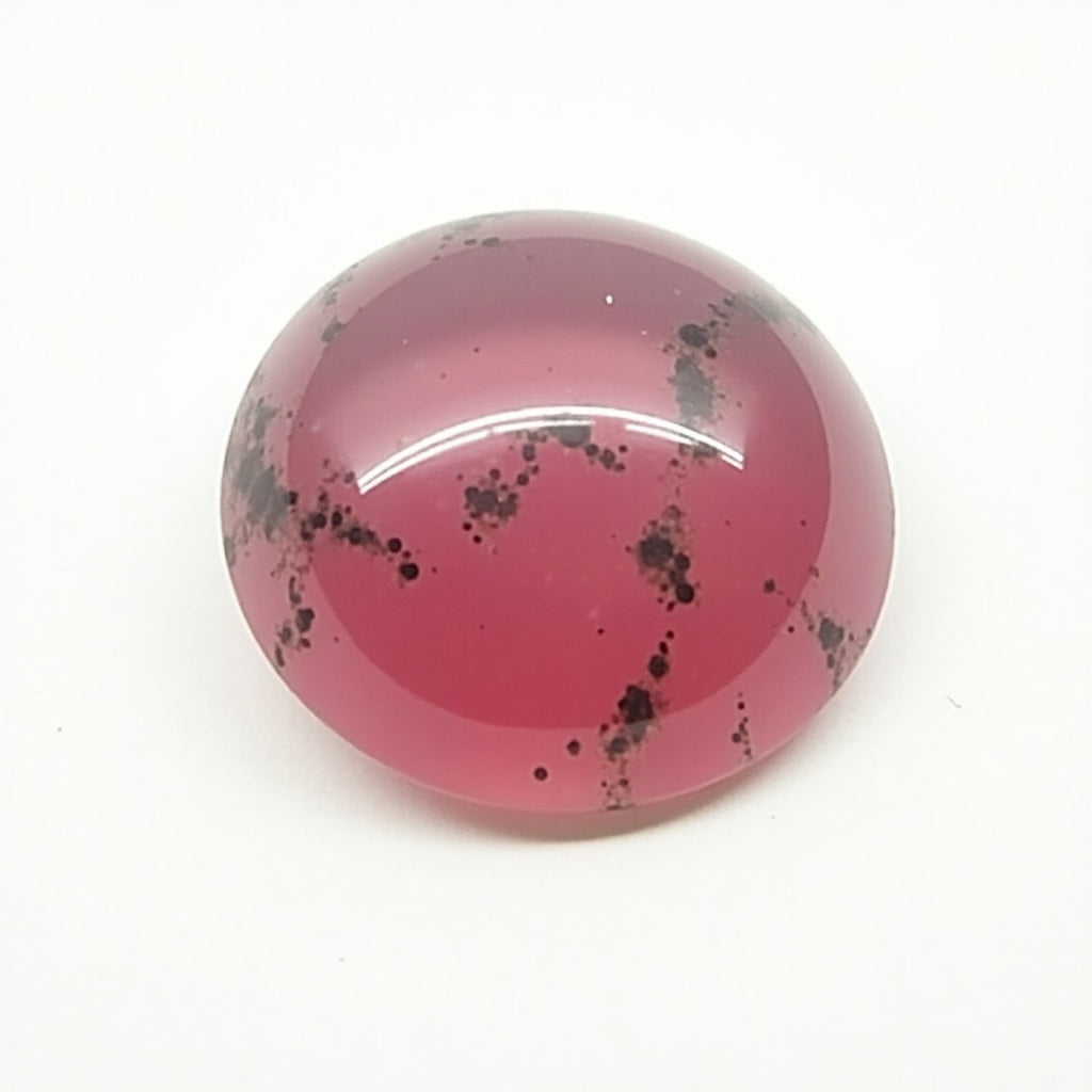 Pink Tourmaline 1PC Large 10x10 MM Round Cabochon Pink Brilliant semi Precious Loose Gemstones