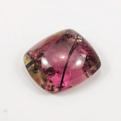 Pink Tourmaline 1PC Large 10x10 MM Square Cabochon Pink Superior semi Precious Loose Gemstone