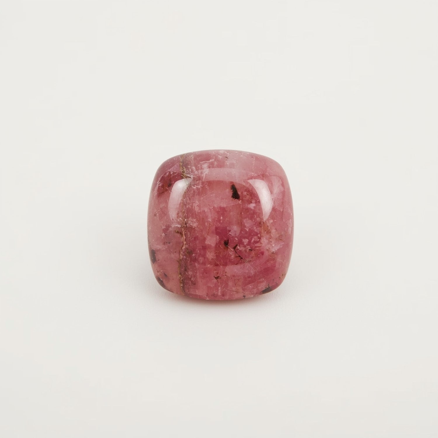 Pink Tourmaline 10PC Tiny 4x4 MM Square Cabochon Pink Lustrous semi Precious Loose Gemstone