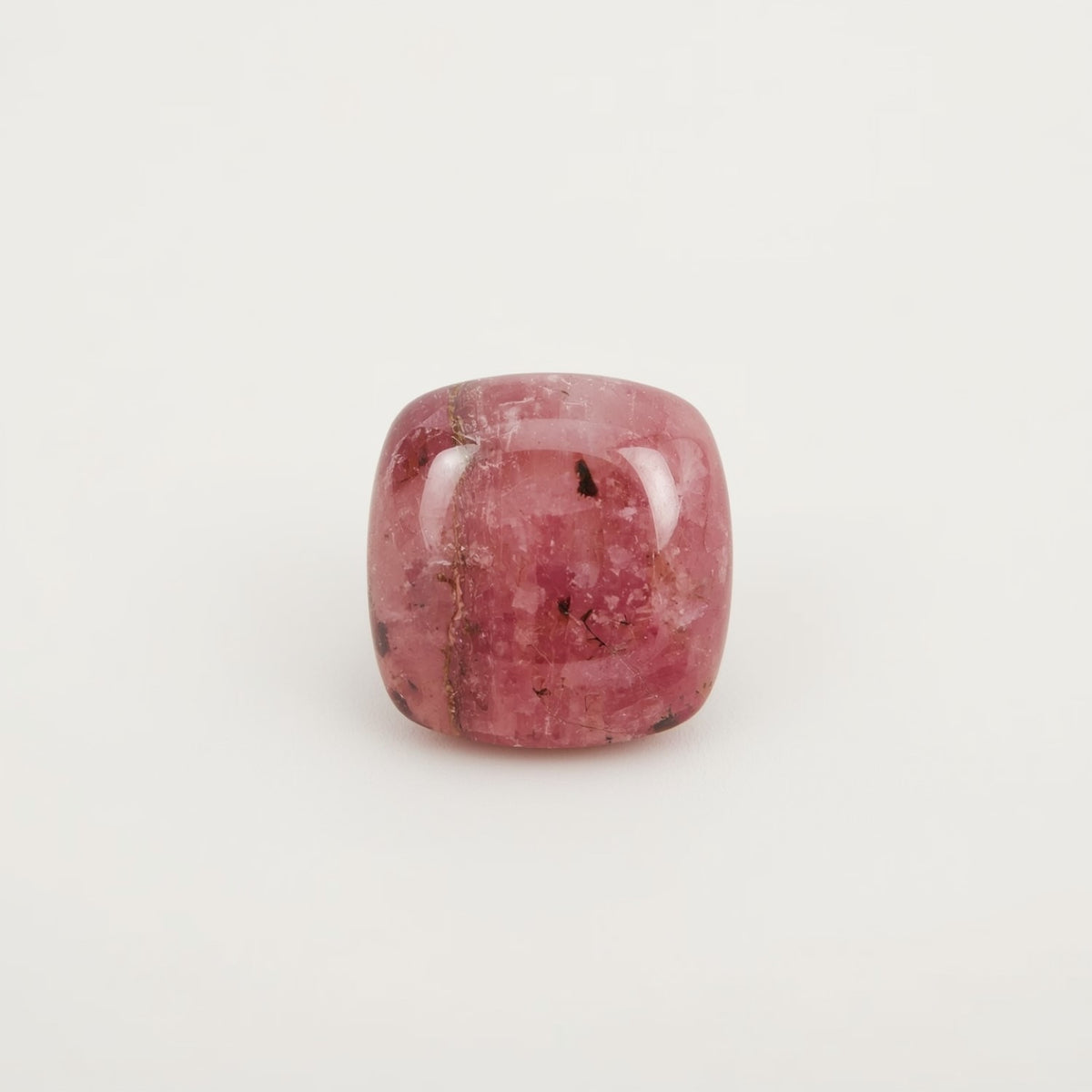 Pink Tourmaline 10PC Tiny 4x4 MM Square Cabochon Pink Lustrous semi Precious Loose Gemstone