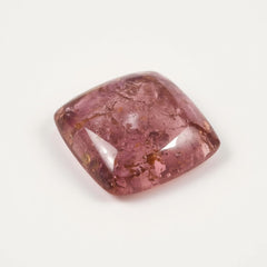 Pink Tourmaline 1PC Tiny 6x6 MM Square Cabochon Pink Fine semi Precious Semi Precious Gemstone